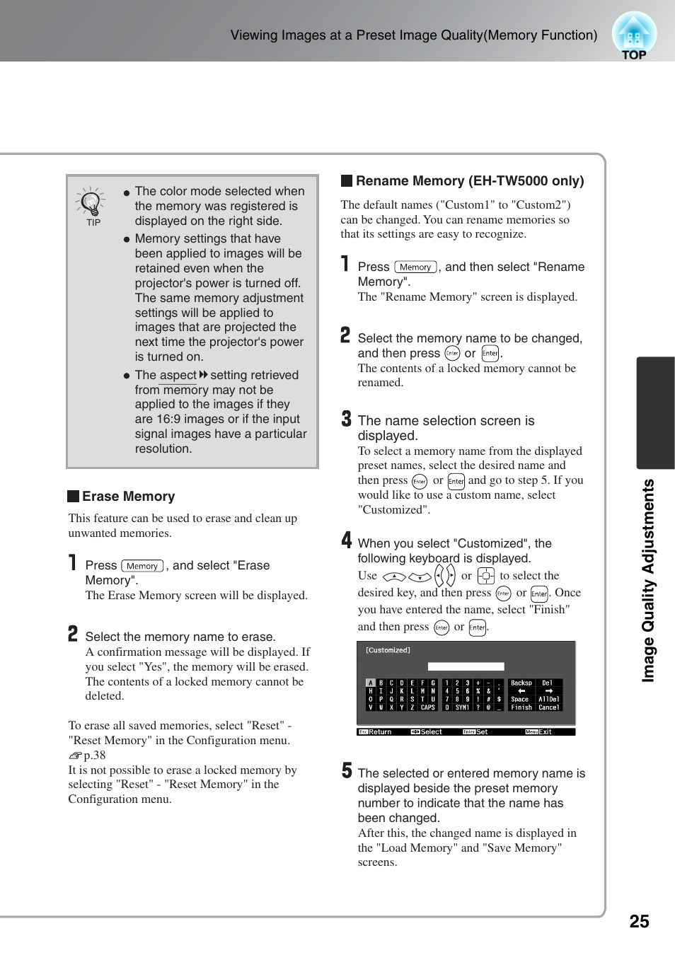 Epson EH-TW5000 User Manual | Page 27 / 63