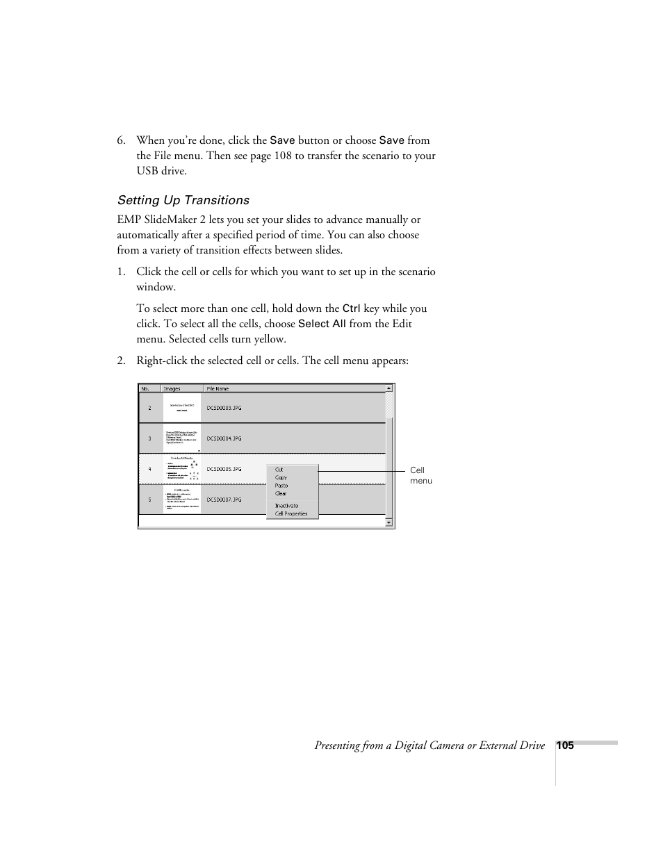 Epson PowerLite 1715c User Manual | Page 105 / 202