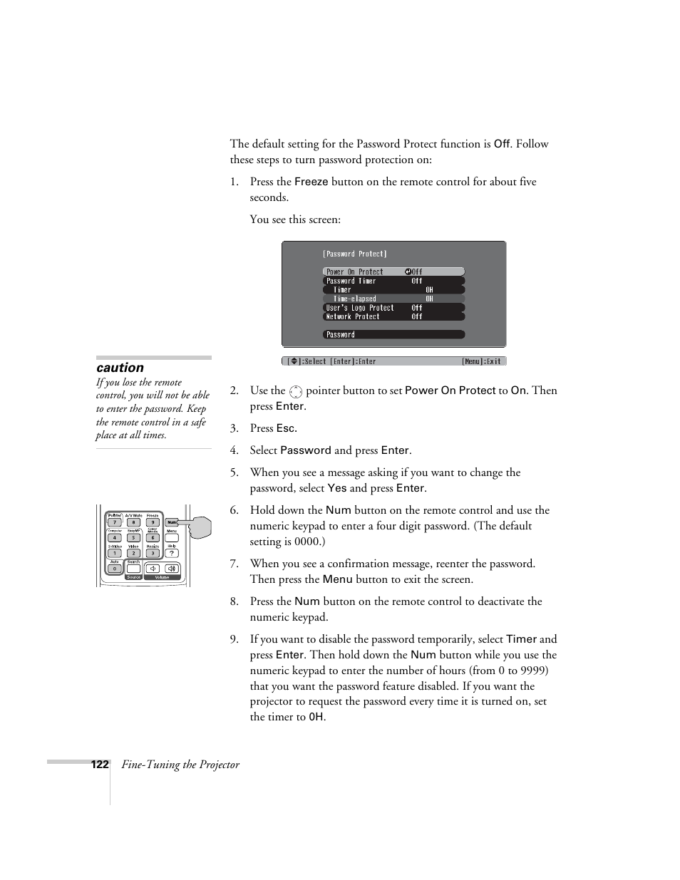 Epson PowerLite 1715c User Manual | Page 122 / 202