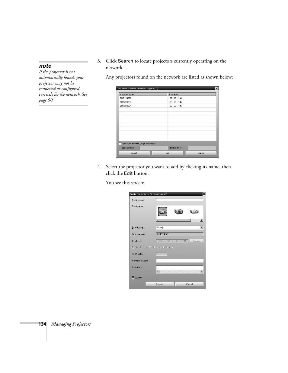 Epson PowerLite 1715c User Manual | Page 134 / 202