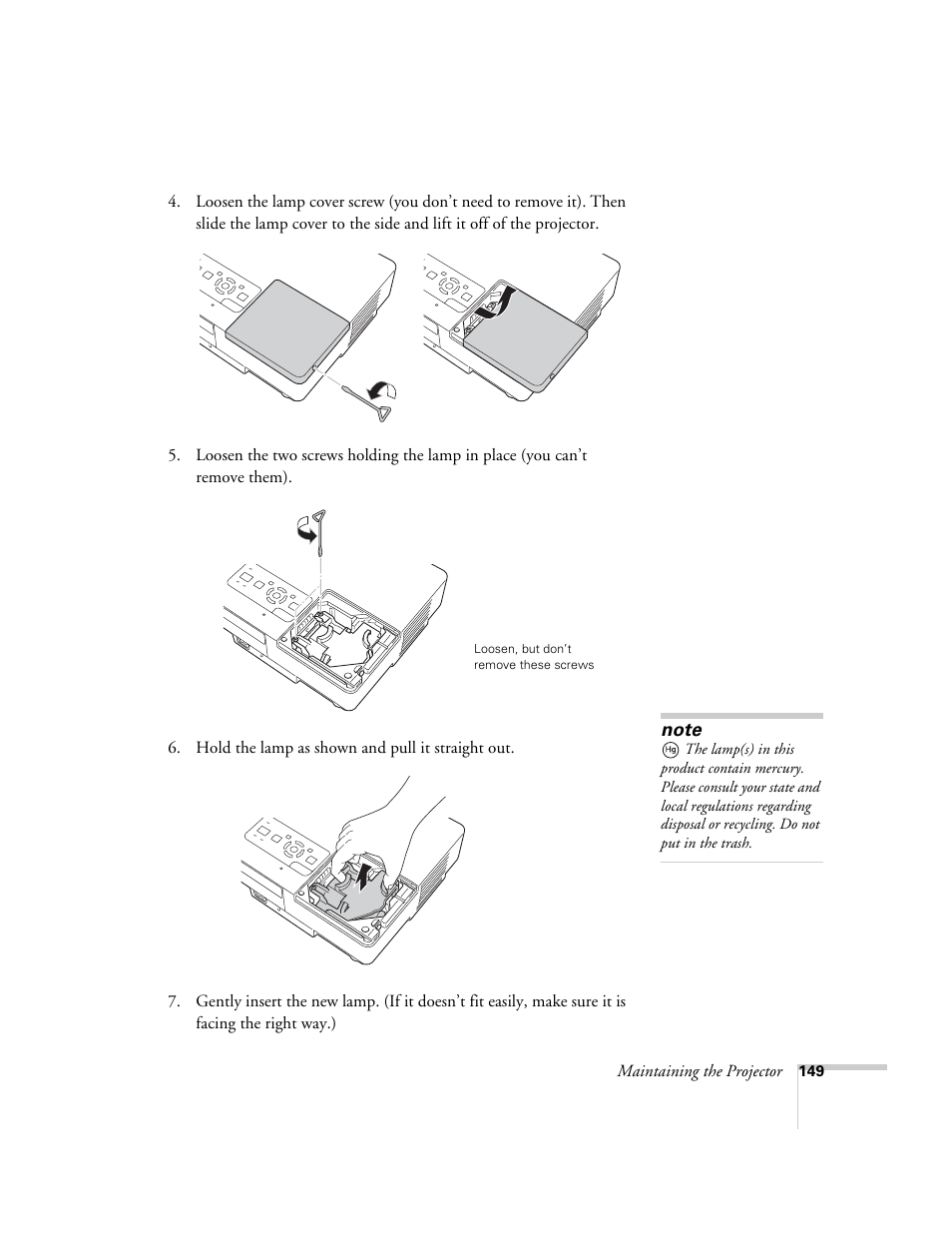 Epson PowerLite 1715c User Manual | Page 149 / 202