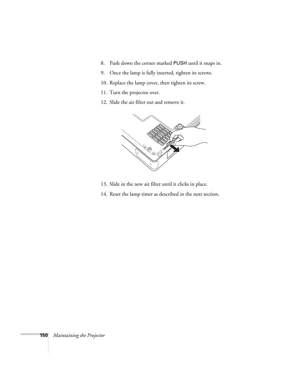 Epson PowerLite 1715c User Manual | Page 150 / 202