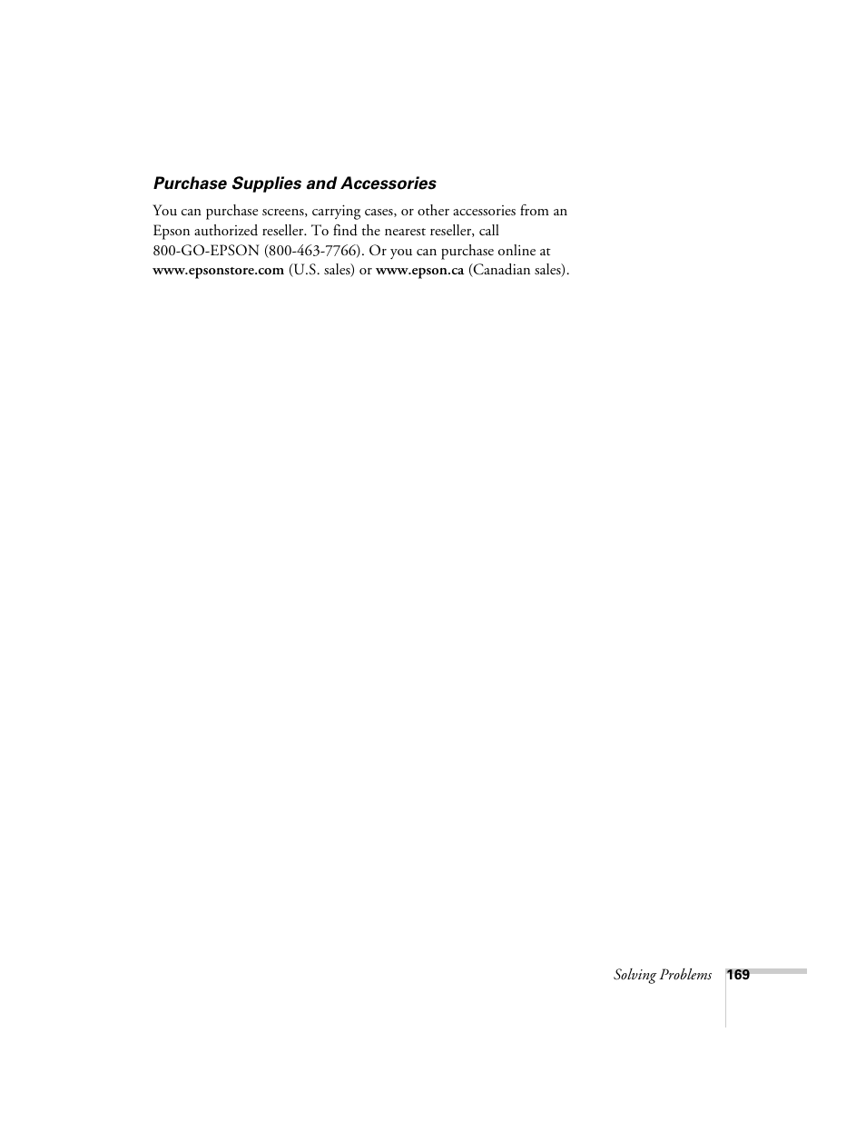 Epson PowerLite 1715c User Manual | Page 169 / 202