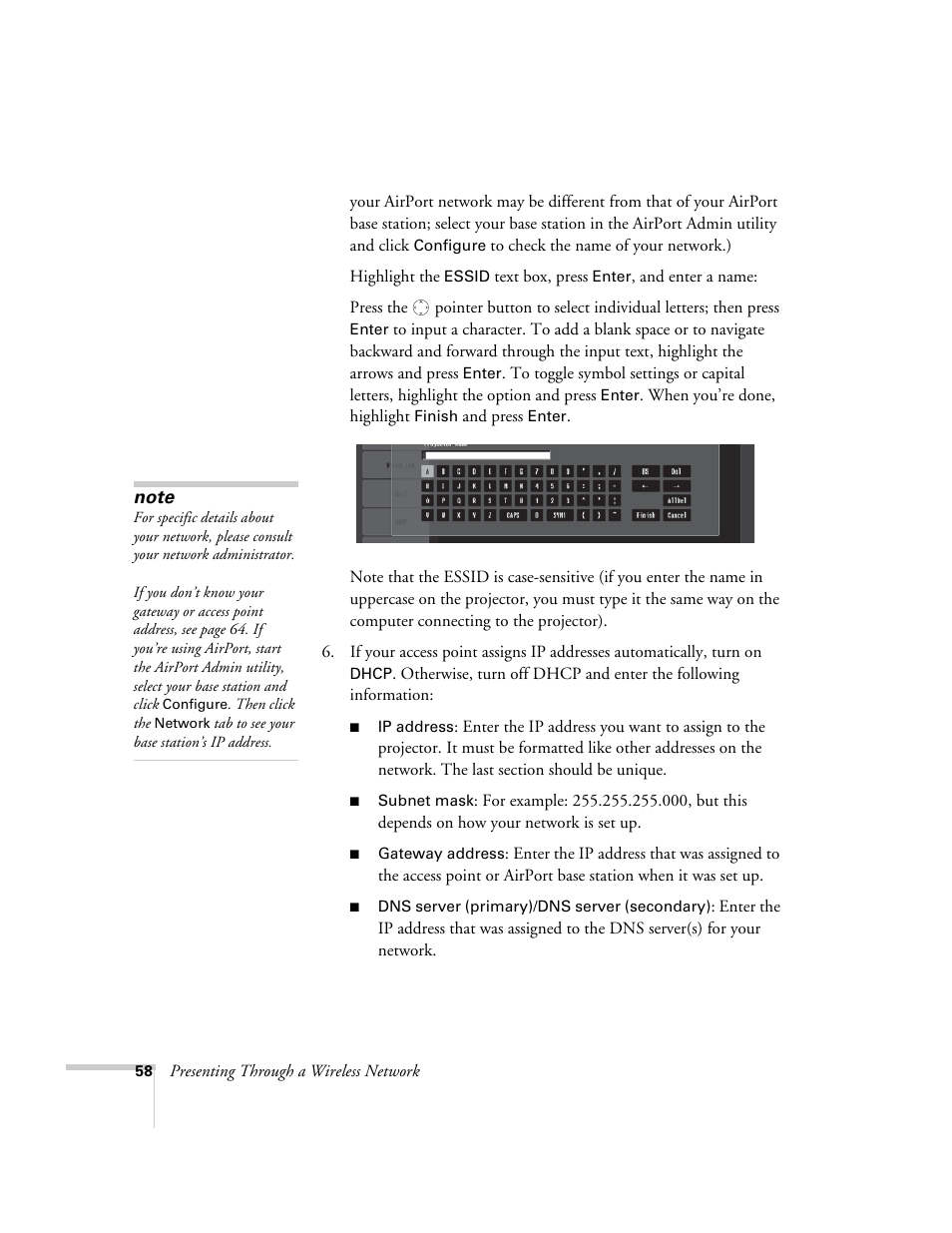 Epson PowerLite 1715c User Manual | Page 58 / 202