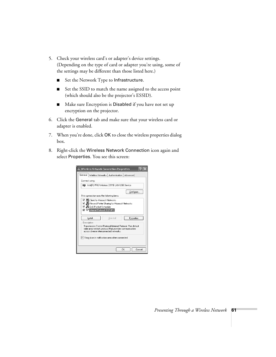 Epson PowerLite 1715c User Manual | Page 61 / 202