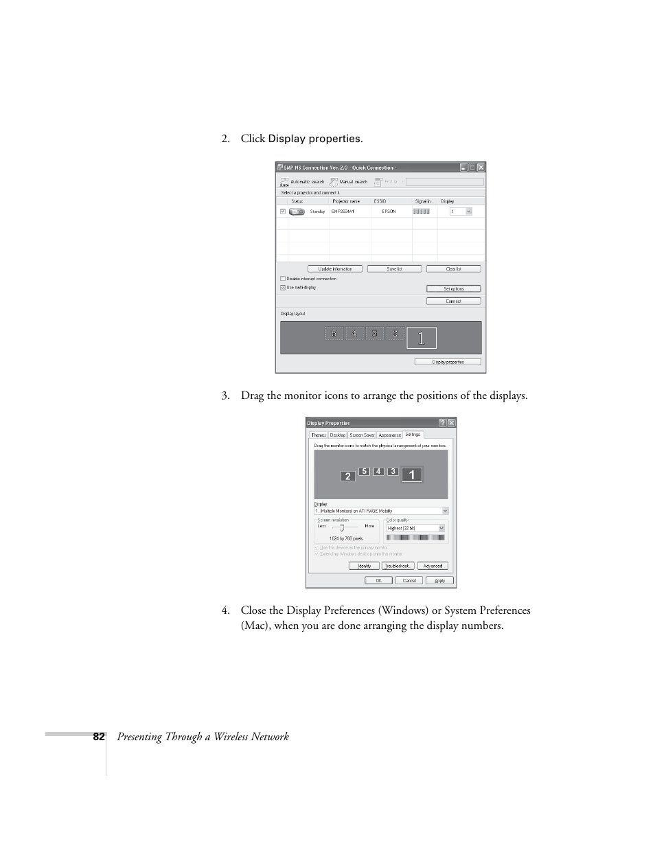 Epson PowerLite 1715c User Manual | Page 82 / 202