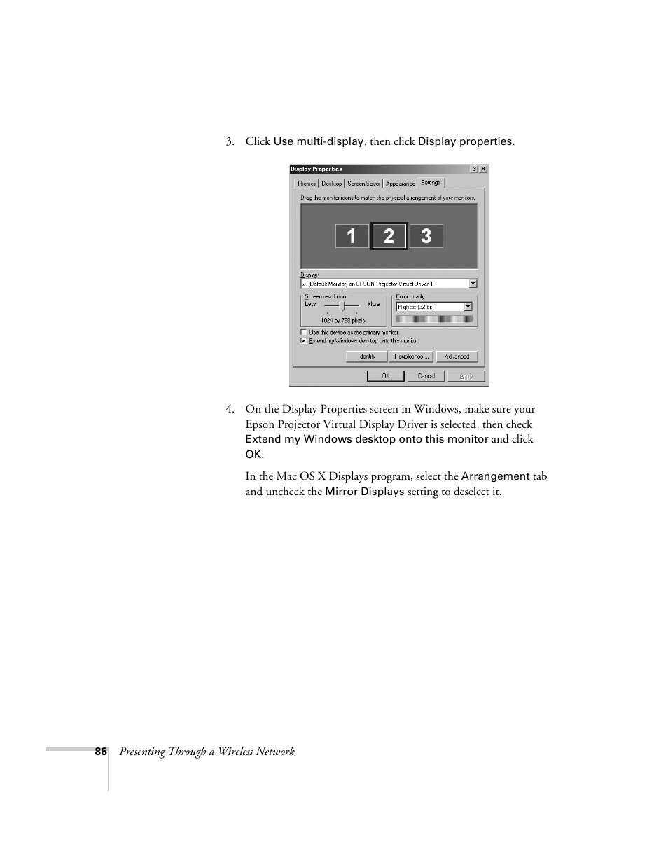 Epson PowerLite 1715c User Manual | Page 86 / 202