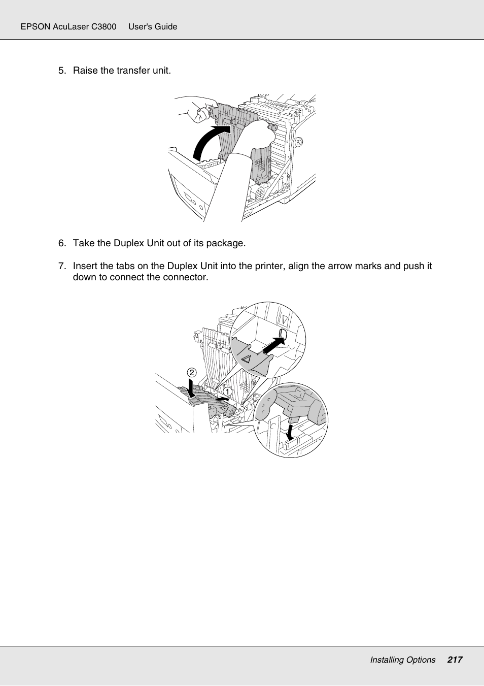 Epson ACULASER C3800 User Manual | Page 217 / 302