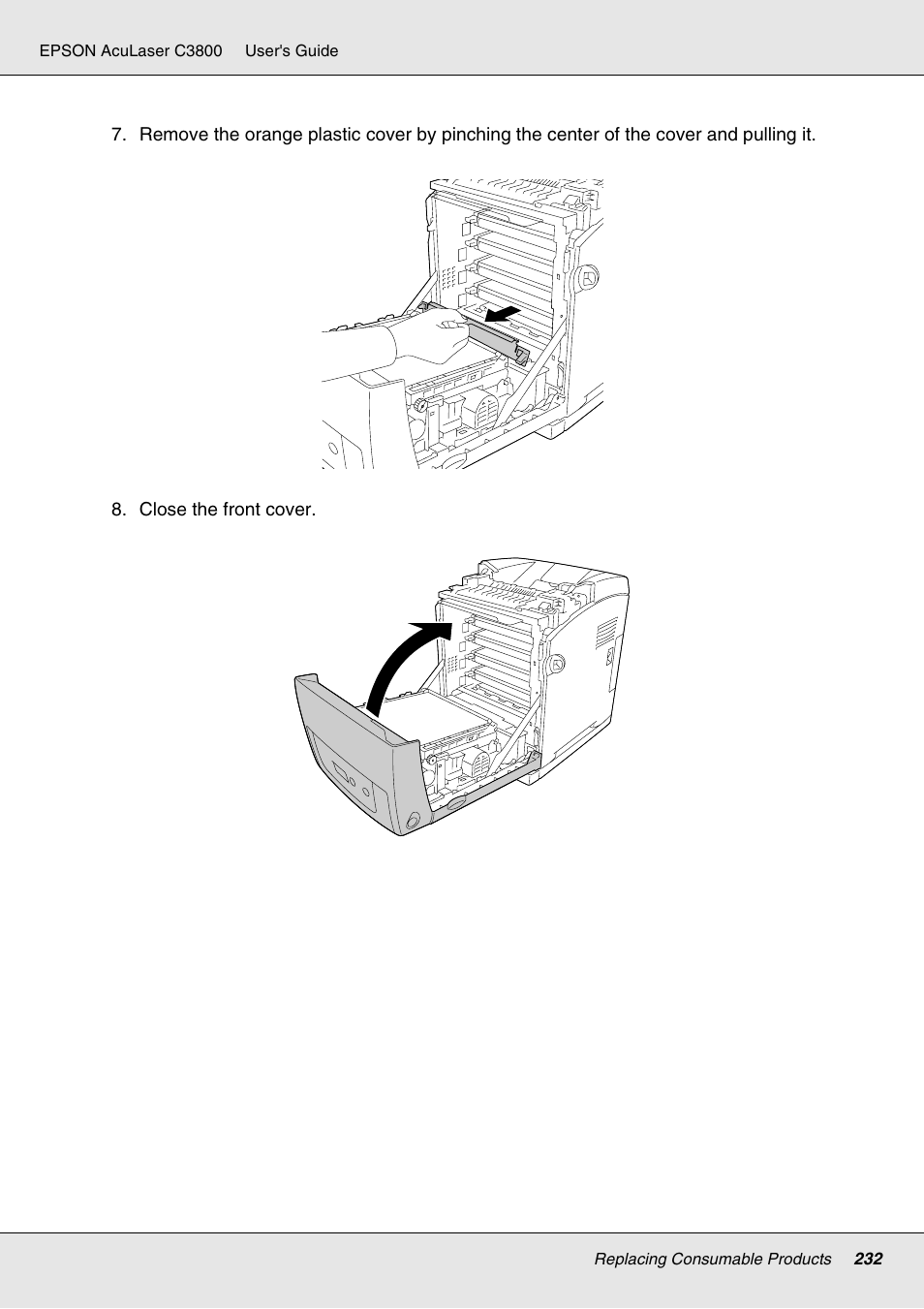 Epson ACULASER C3800 User Manual | Page 232 / 302