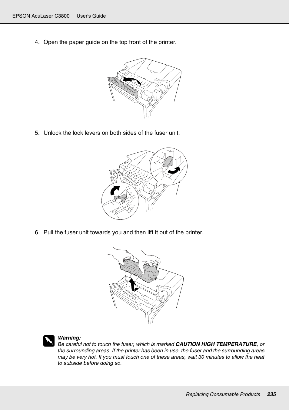 Epson ACULASER C3800 User Manual | Page 235 / 302