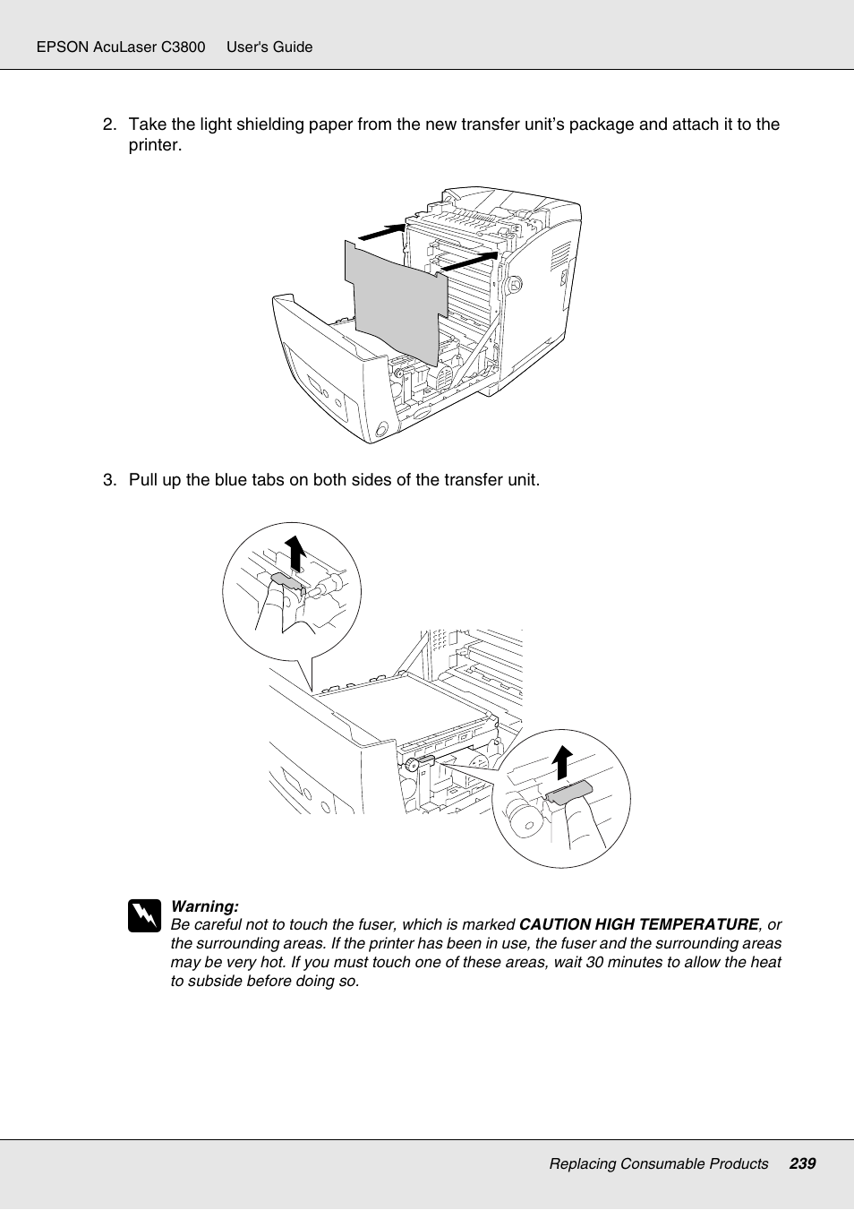 Epson ACULASER C3800 User Manual | Page 239 / 302
