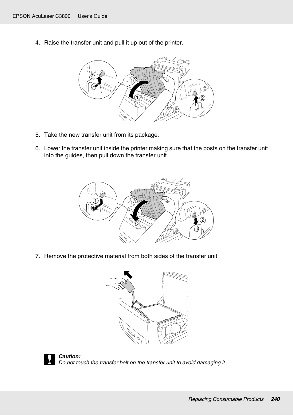 Epson ACULASER C3800 User Manual | Page 240 / 302