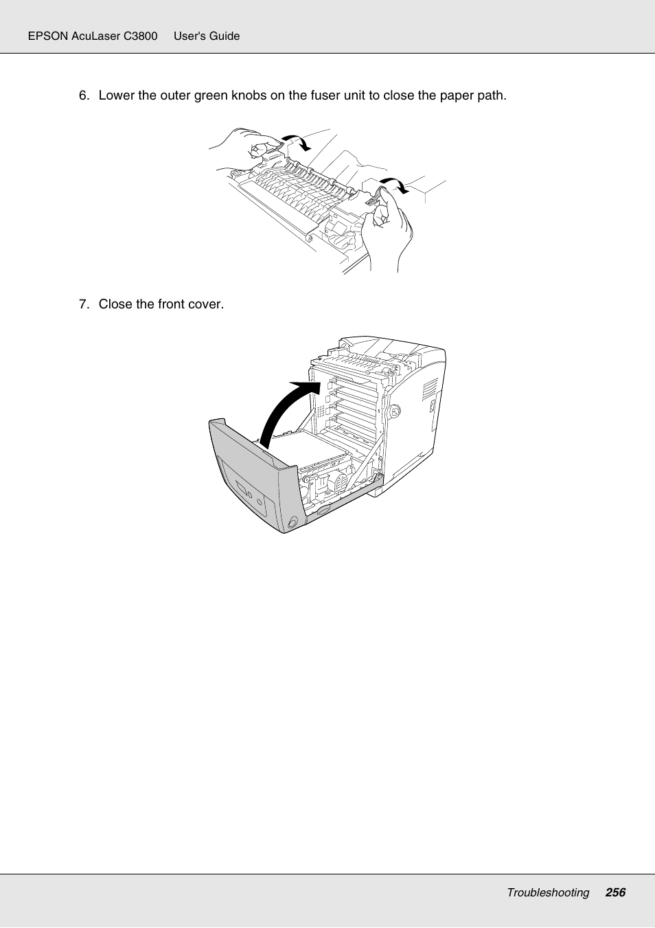 Epson ACULASER C3800 User Manual | Page 256 / 302