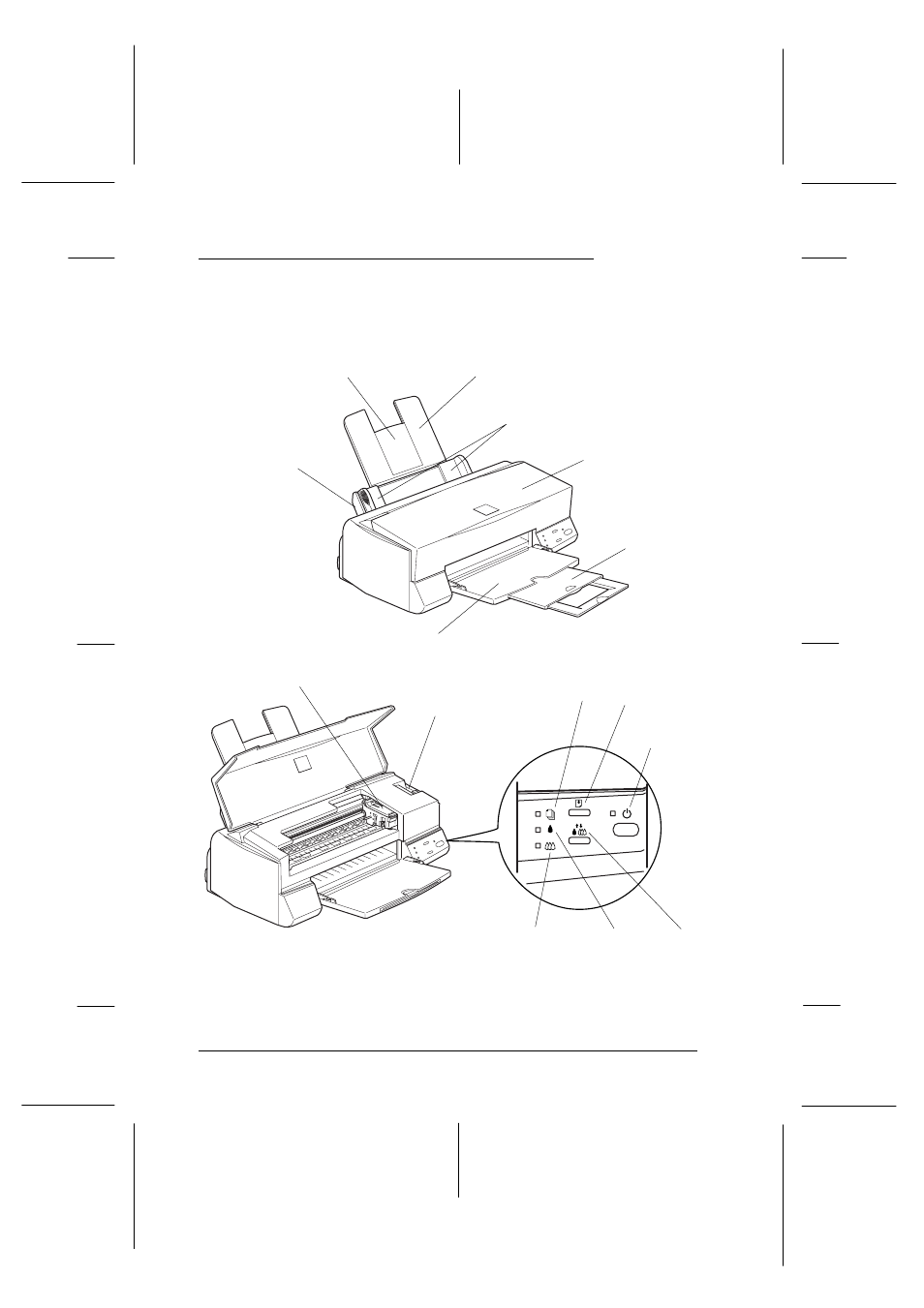 Hawaii2 ref. guide rev.b, Printer parts and control panel functions | Epson 400 User Manual | Page 17 / 148