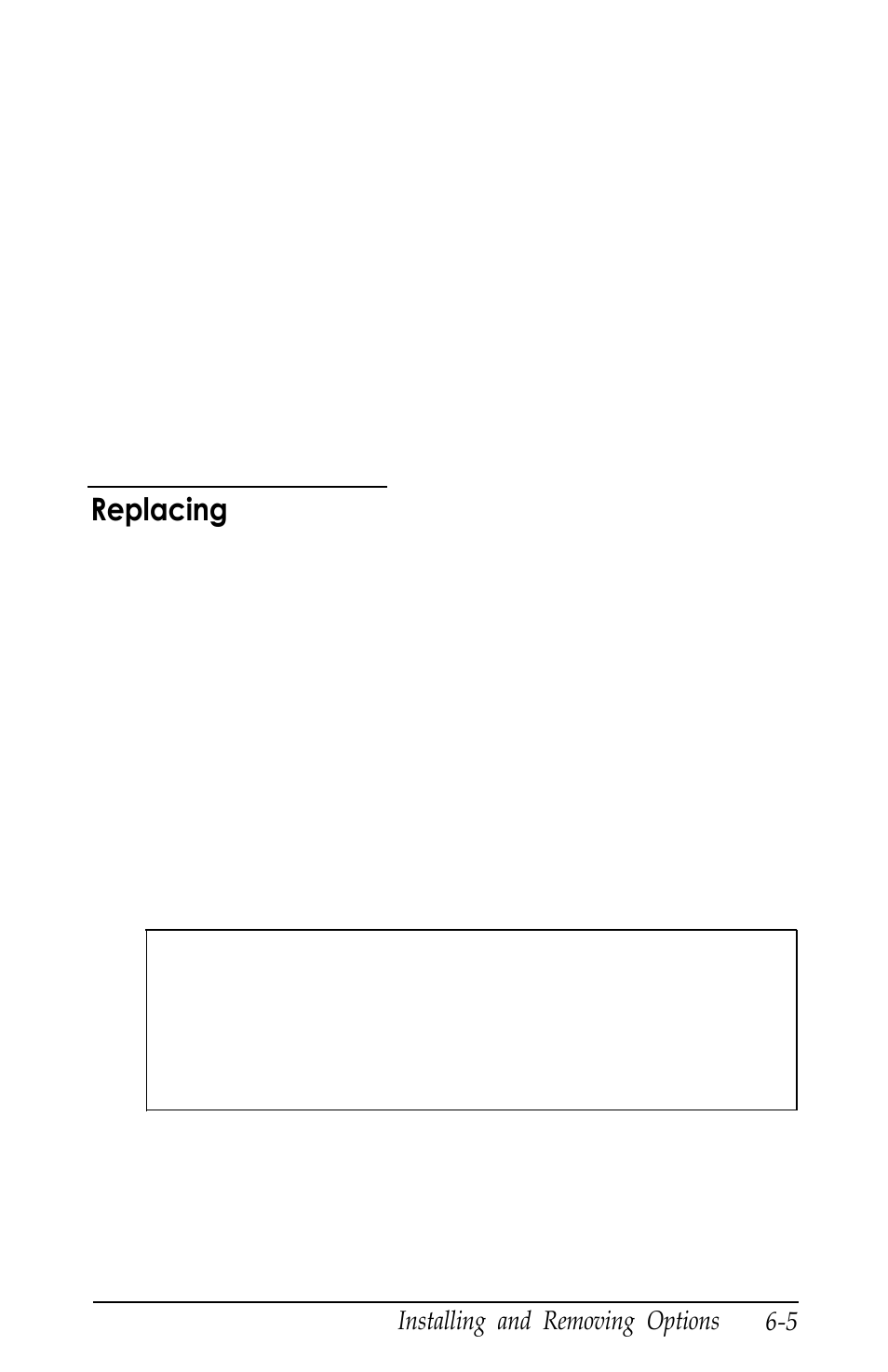 Replacing the battery | Epson Equity 320SX PLUS User Manual | Page 107 / 230