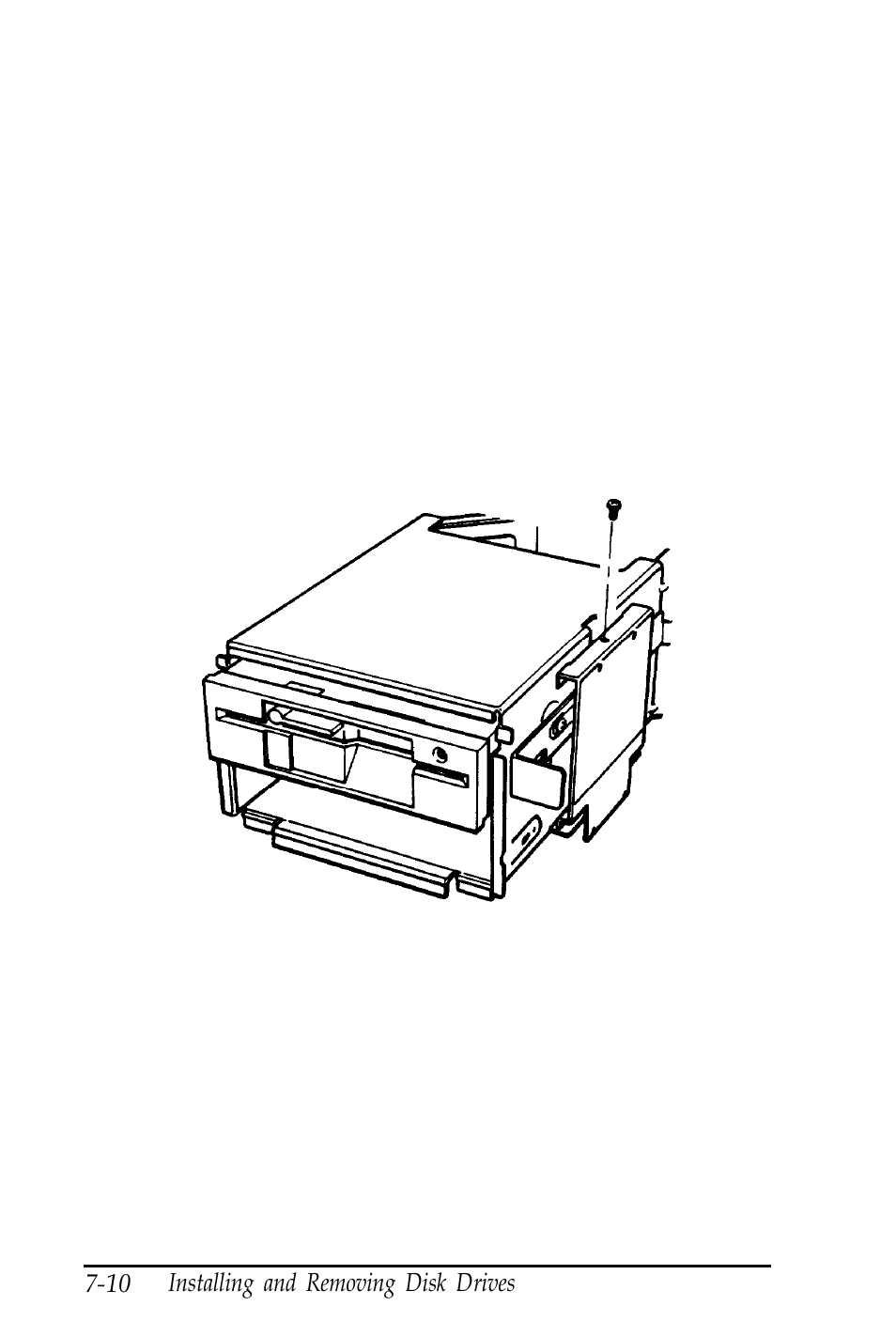 Removing and attaching the mounting plate | Epson Equity 320SX PLUS User Manual | Page 138 / 230