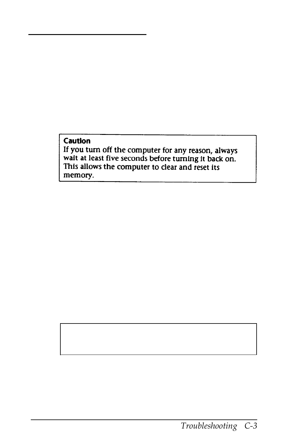 The computer won't start, The computer won ‘t start | Epson Equity 320SX PLUS User Manual | Page 188 / 230