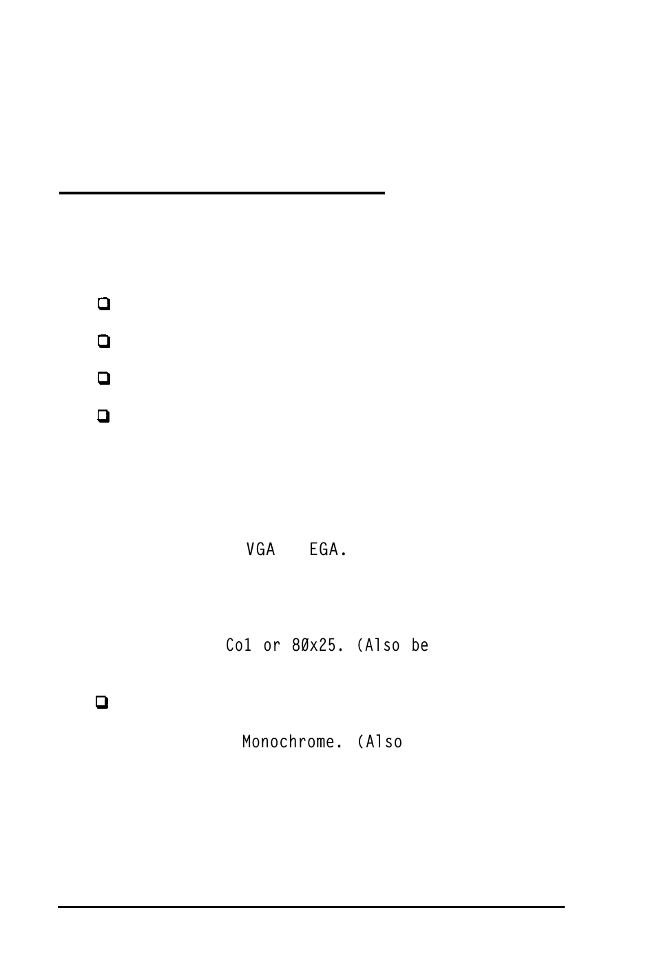 Setting the primary display type | Epson Equity 320SX PLUS User Manual | Page 43 / 230