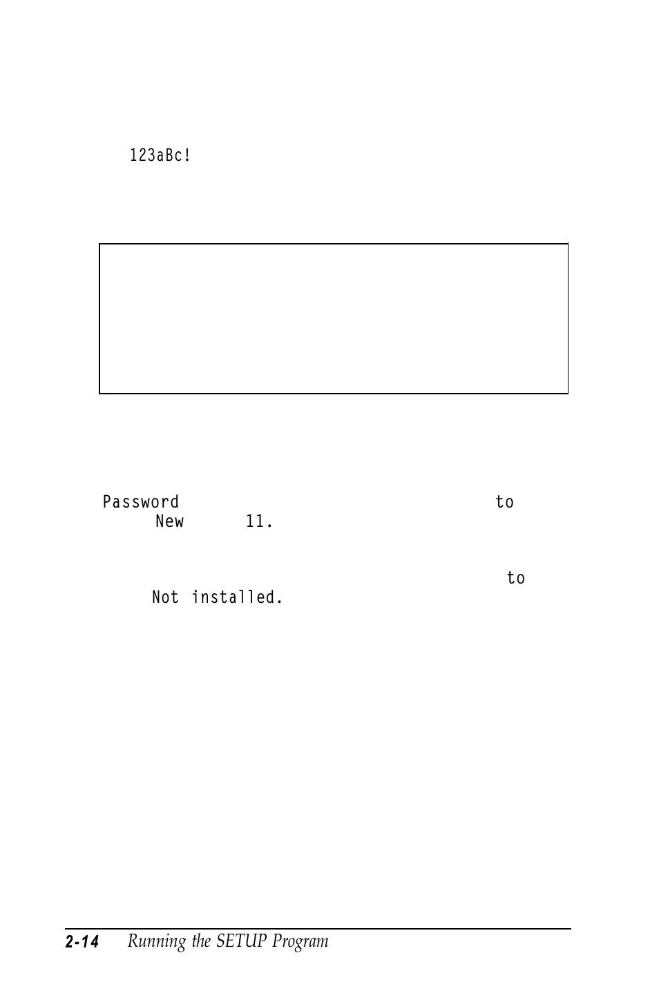 Changing or deleting a password | Epson Equity 320SX PLUS User Manual | Page 49 / 230
