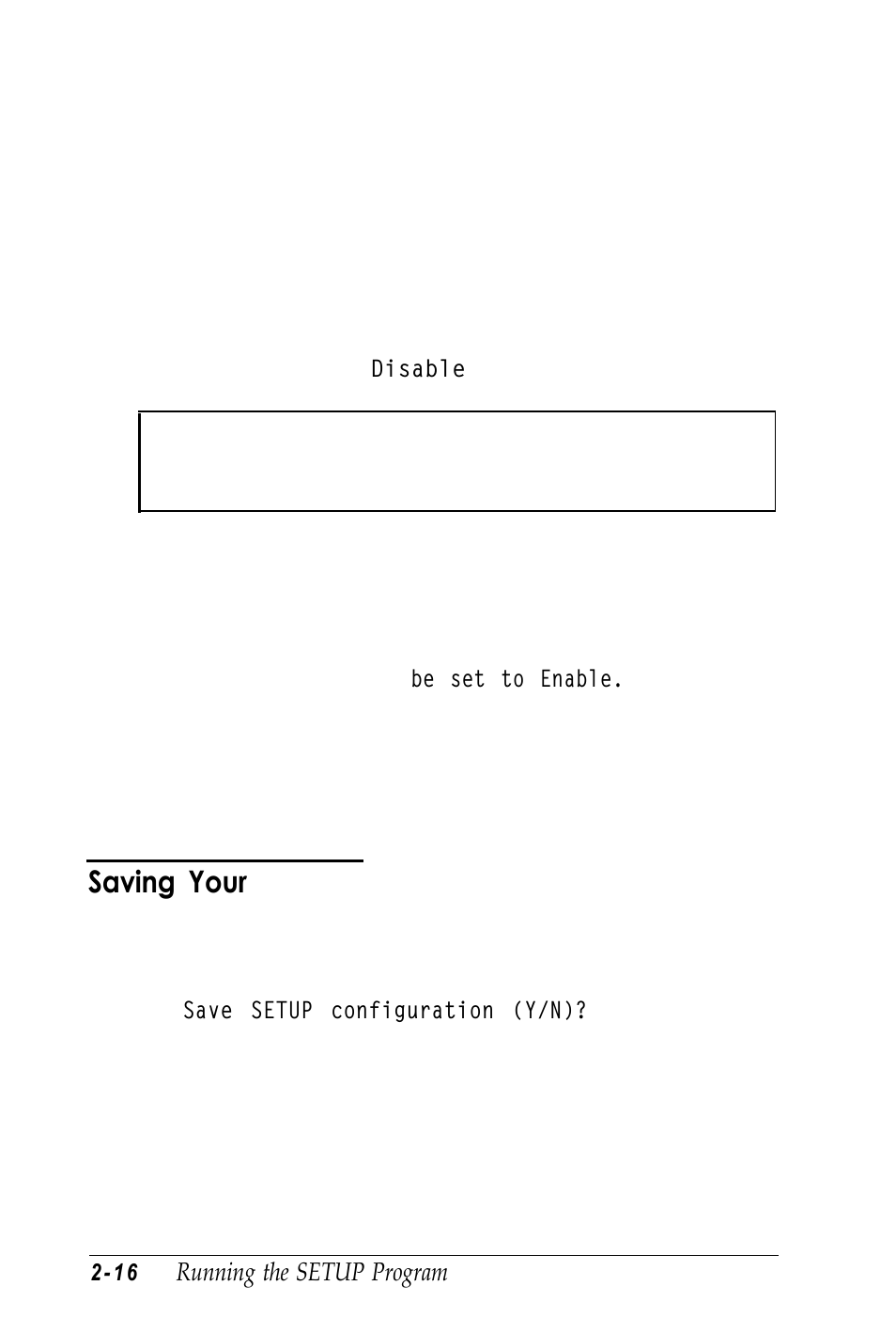 Setting the serial interface, Setting the disk drive controllers, Saving your settings | Epson Equity 320SX PLUS User Manual | Page 51 / 230