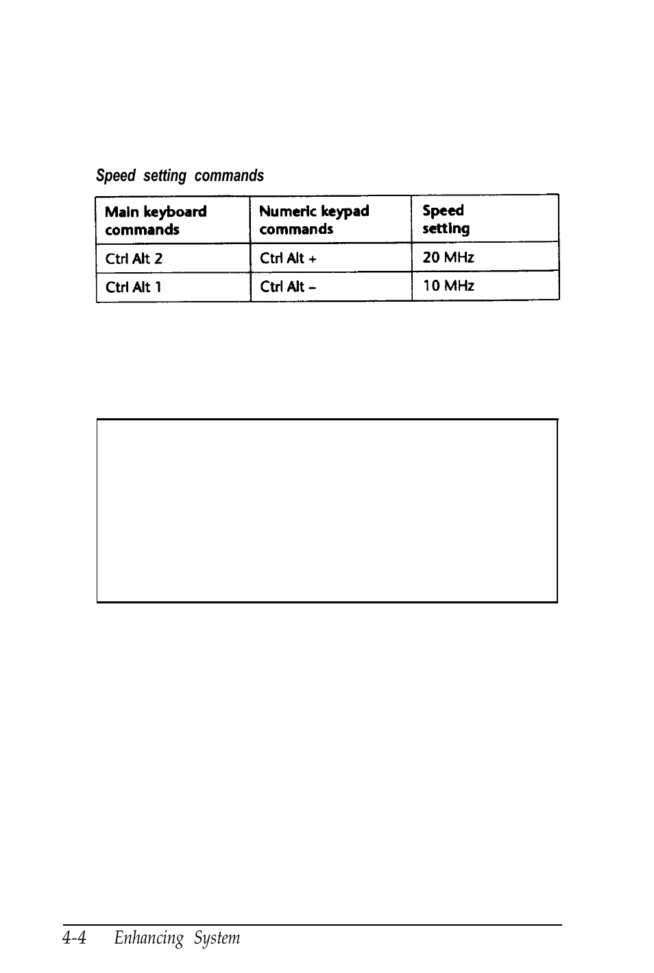 Entering keyboard commands | Epson Equity 320SX PLUS User Manual | Page 76 / 230