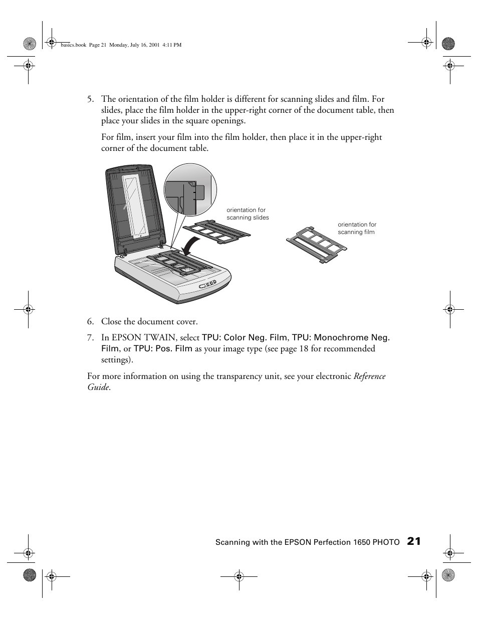Epson 1250 User Manual | Page 25 / 48