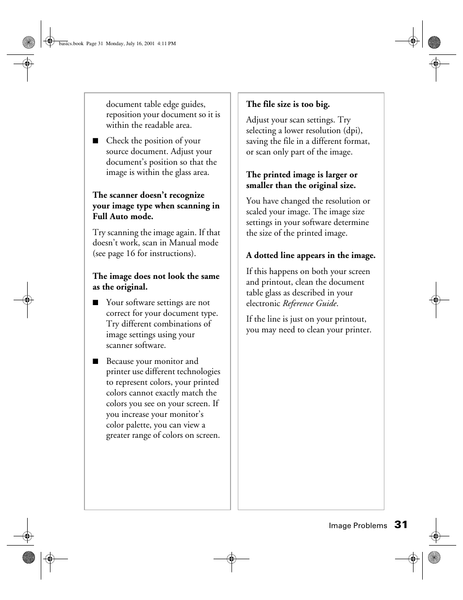 Epson 1250 User Manual | Page 35 / 48