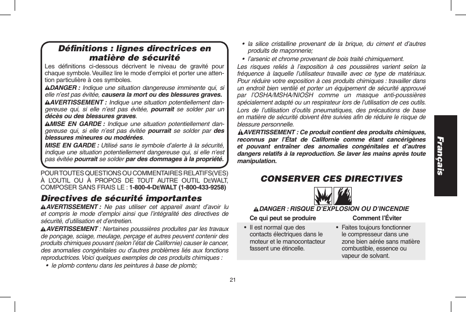 Directives de sécurité importantes, Conserver ces directives | Epson D55168 User Manual | Page 21 / 64