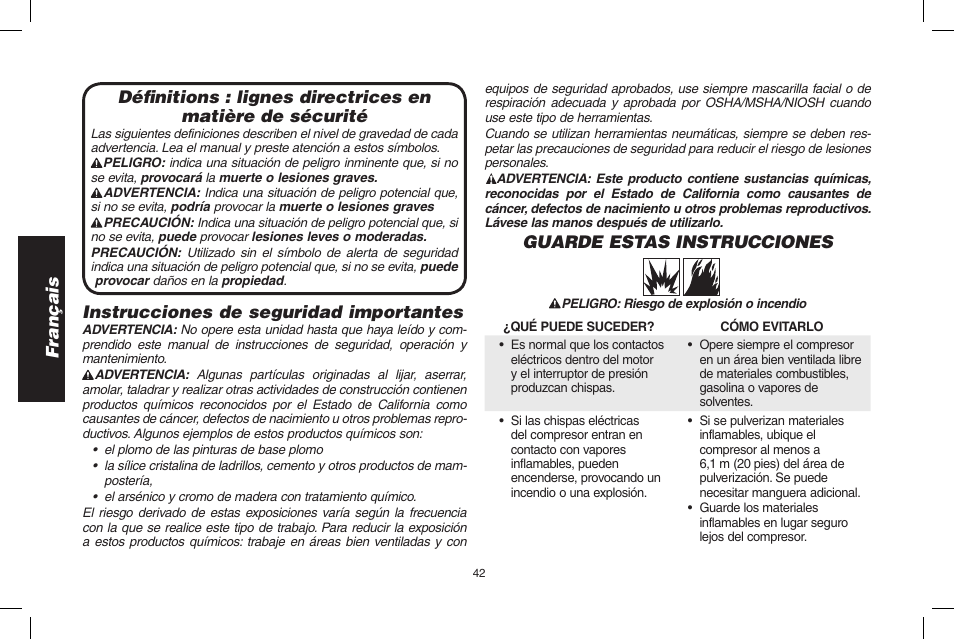 Instrucciones de seguridad importantes, Guarde estas instrucciones | Epson D55168 User Manual | Page 42 / 64