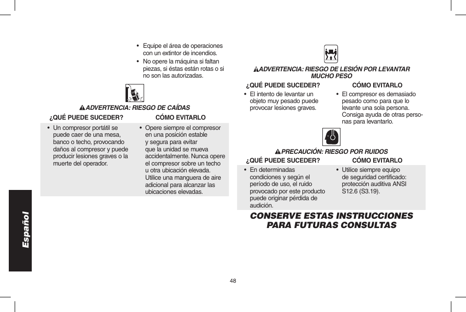 Español | Epson D55168 User Manual | Page 48 / 64