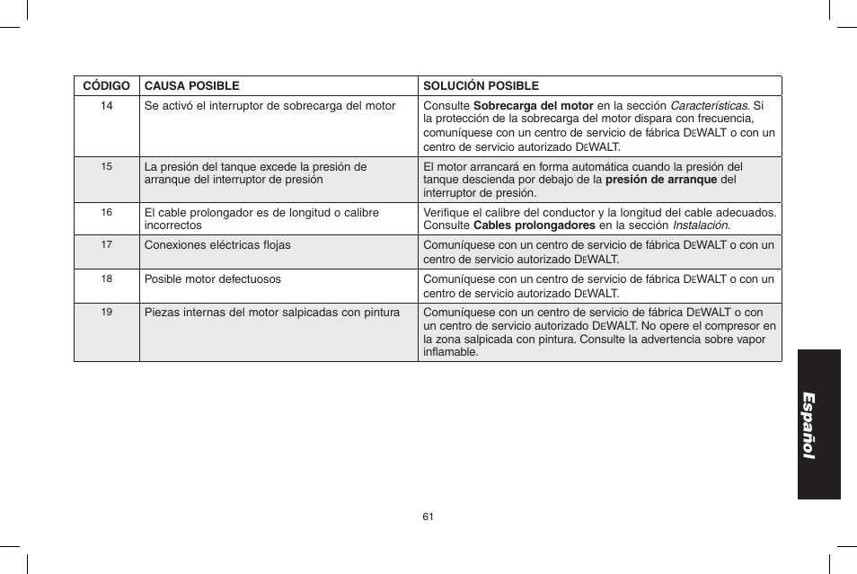 Español | Epson D55168 User Manual | Page 61 / 64