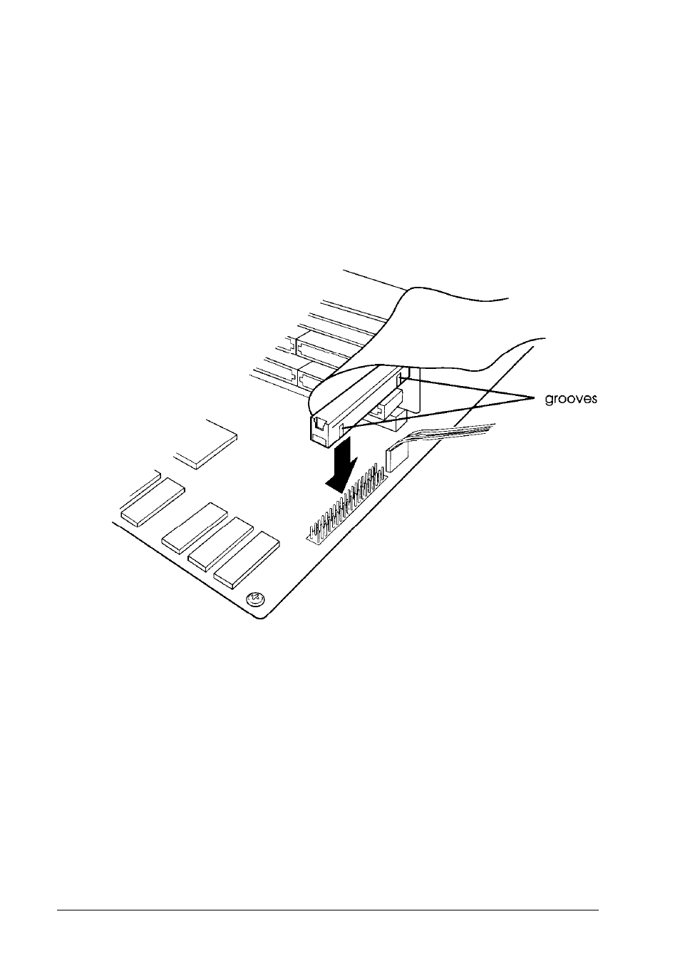 Connecting the drive cable to the system board, Connecting the drive cable to the system board -4 | Epson EL 3S/33 User Manual | Page 63 / 117