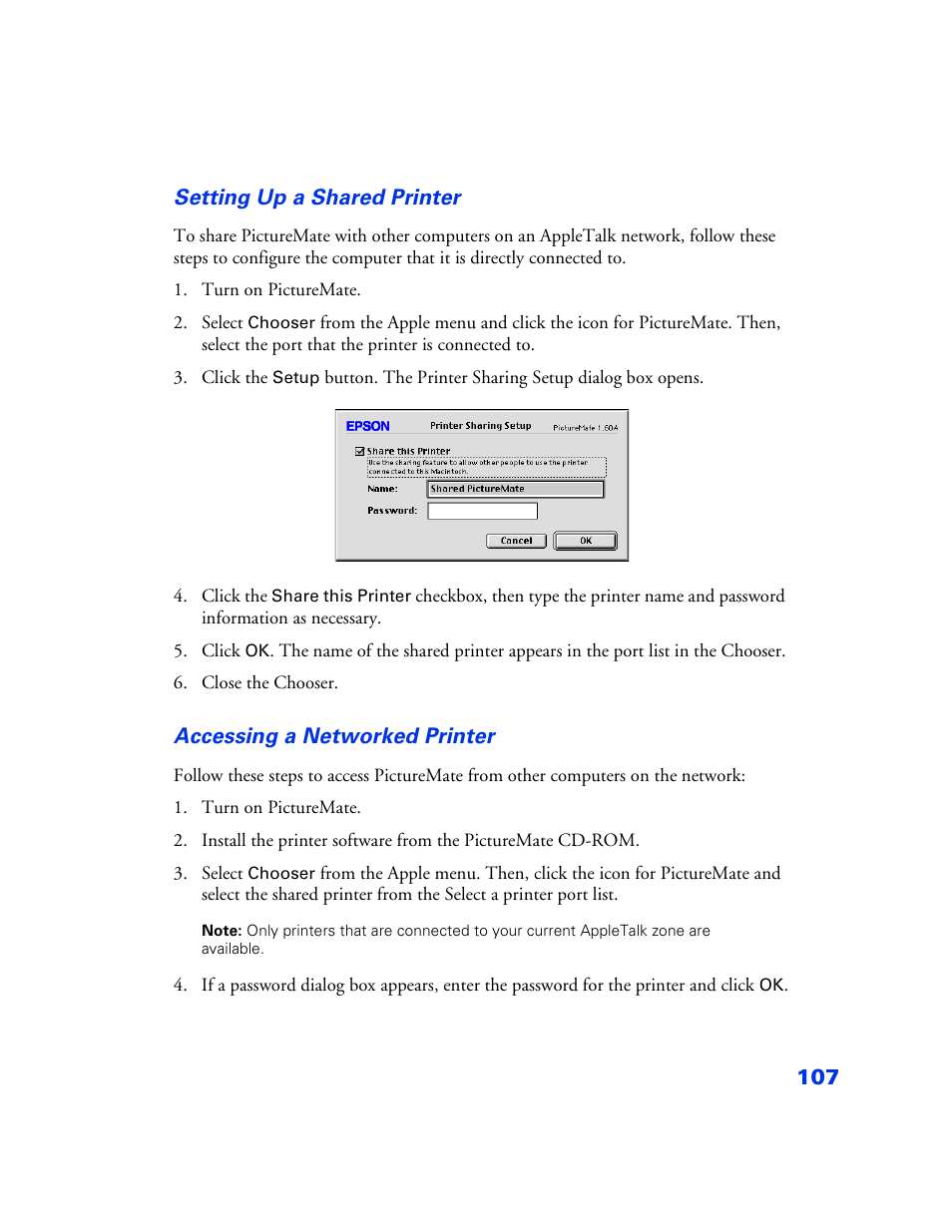 Epson PictureMate User Manual | Page 108 / 126