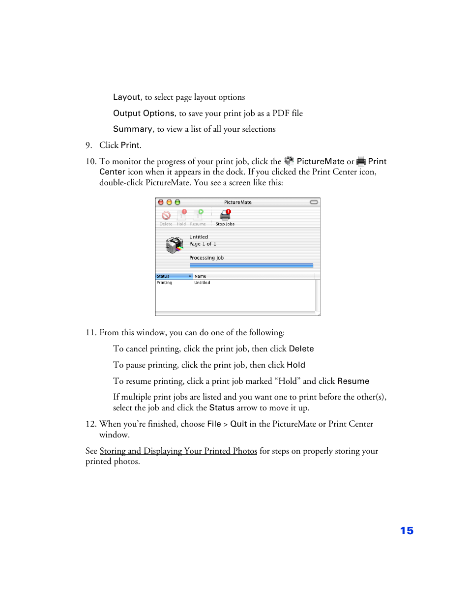 Epson PictureMate User Manual | Page 16 / 126