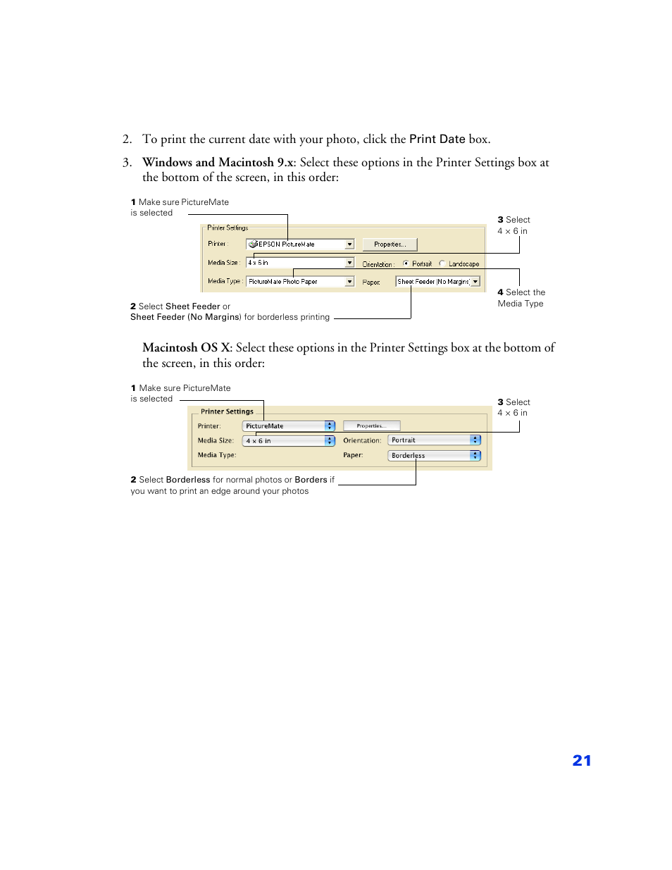 Epson PictureMate User Manual | Page 22 / 126