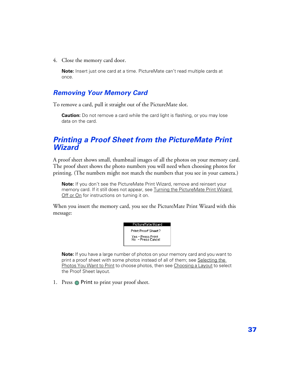 Epson PictureMate User Manual | Page 38 / 126