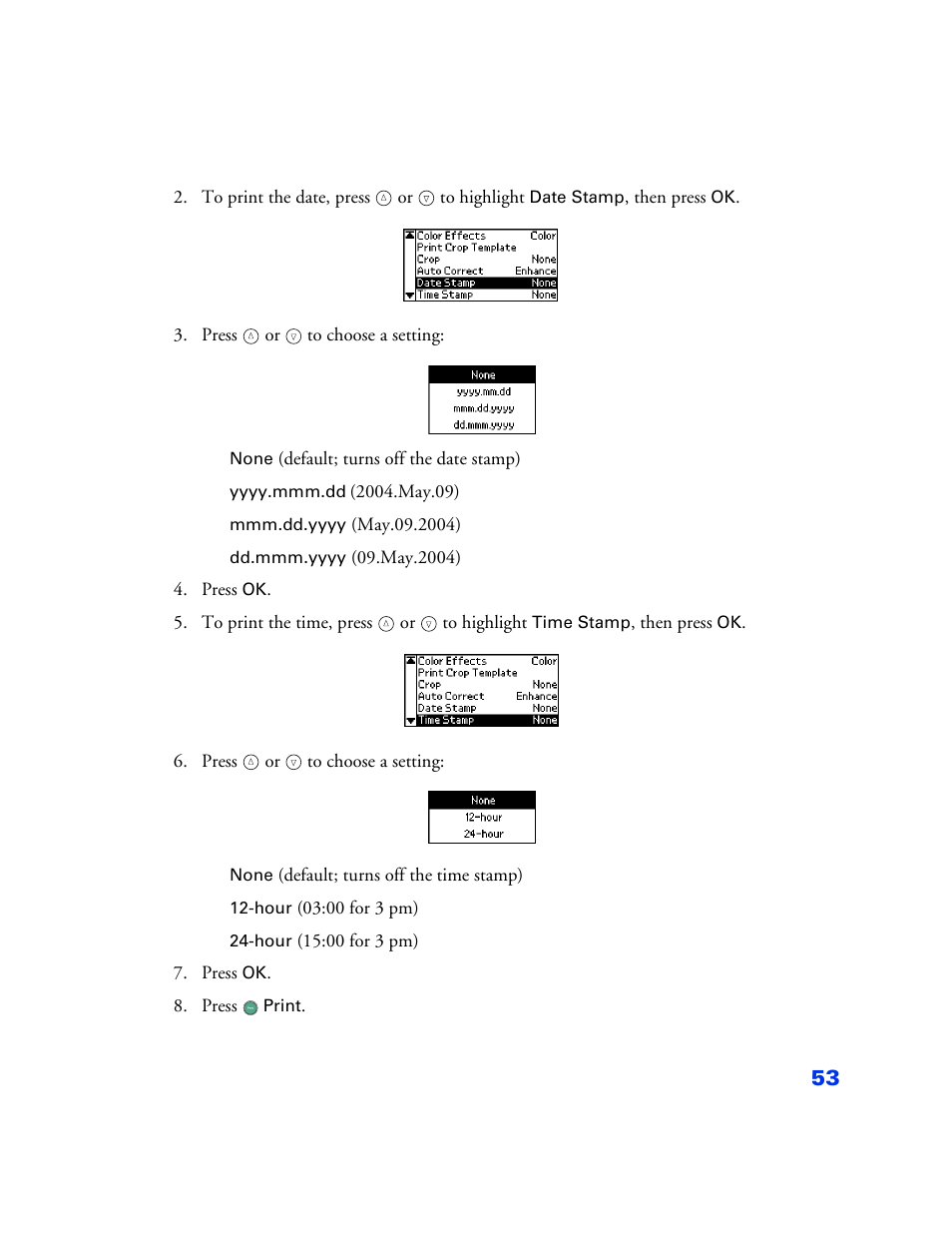 Epson PictureMate User Manual | Page 54 / 126