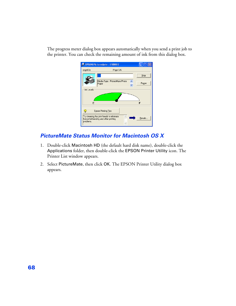 Epson PictureMate User Manual | Page 69 / 126