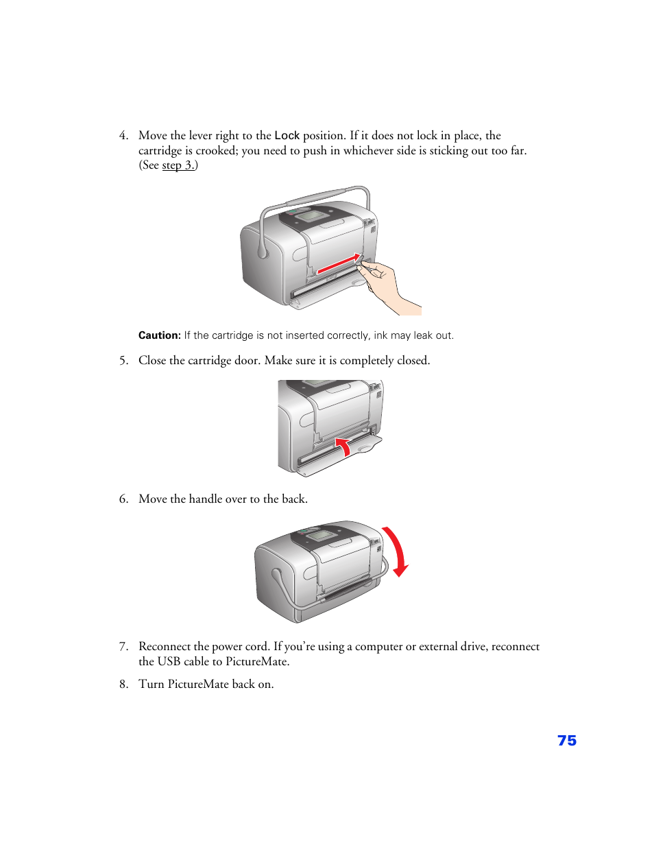 Epson PictureMate User Manual | Page 76 / 126