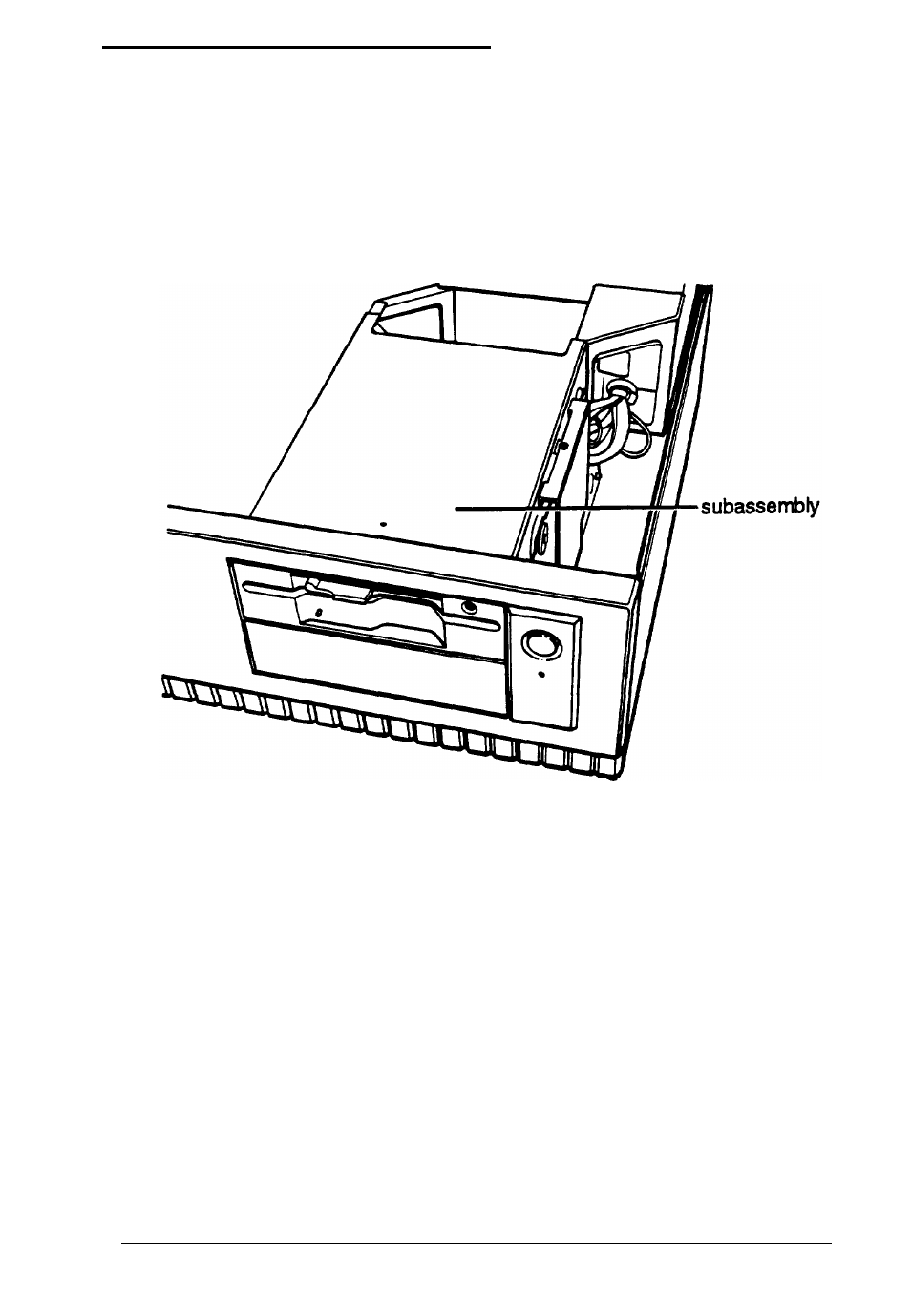 Removing the subassembly | Epson EQUITY 3865X/20 PLUS User Manual | Page 108 / 269