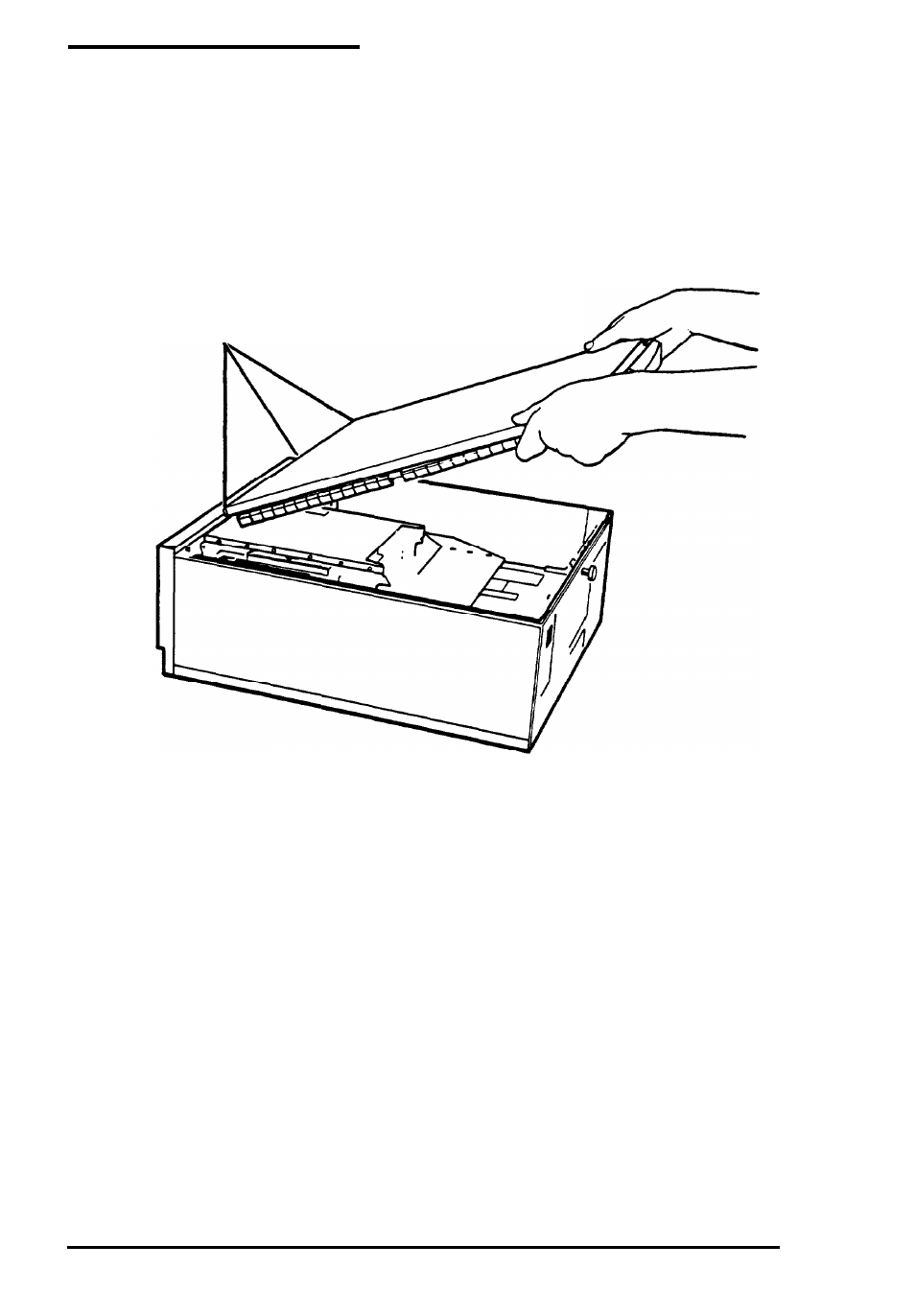 Replacing the cover | Epson EQUITY 3865X/20 PLUS User Manual | Page 119 / 269
