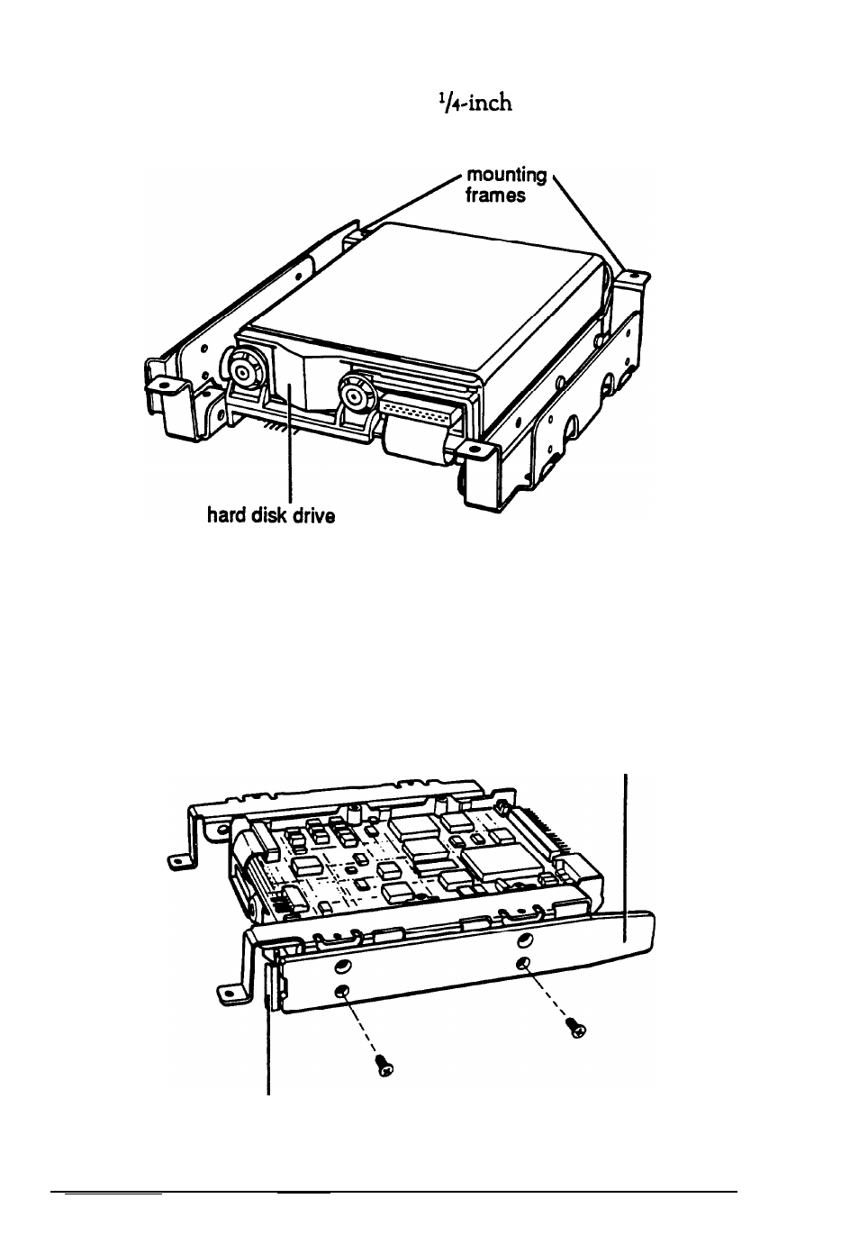 Removing the mounting frames from the drive | Epson EQUITY 3865X/20 PLUS User Manual | Page 152 / 269