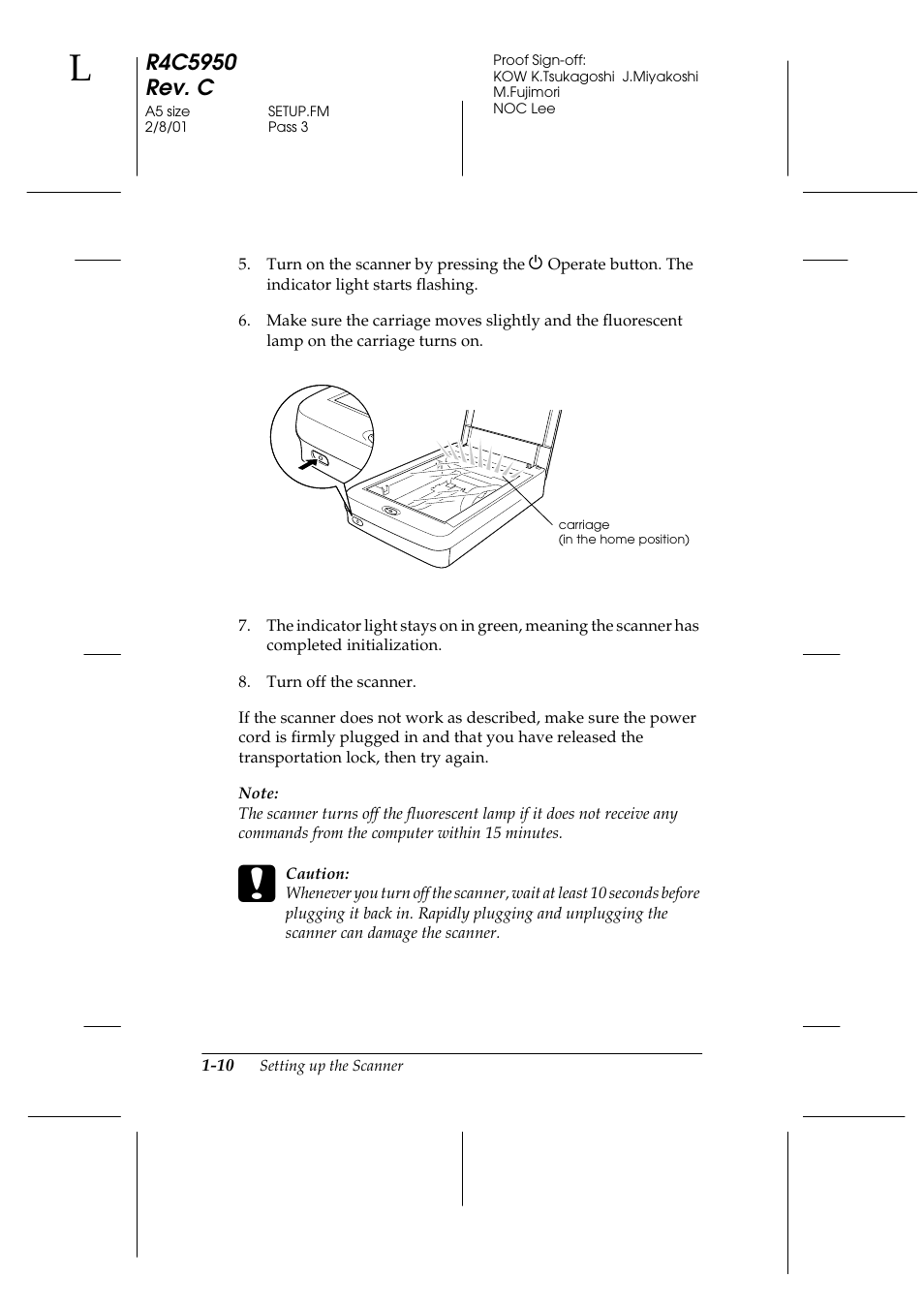 Epson 1640SU User Manual | Page 20 / 56
