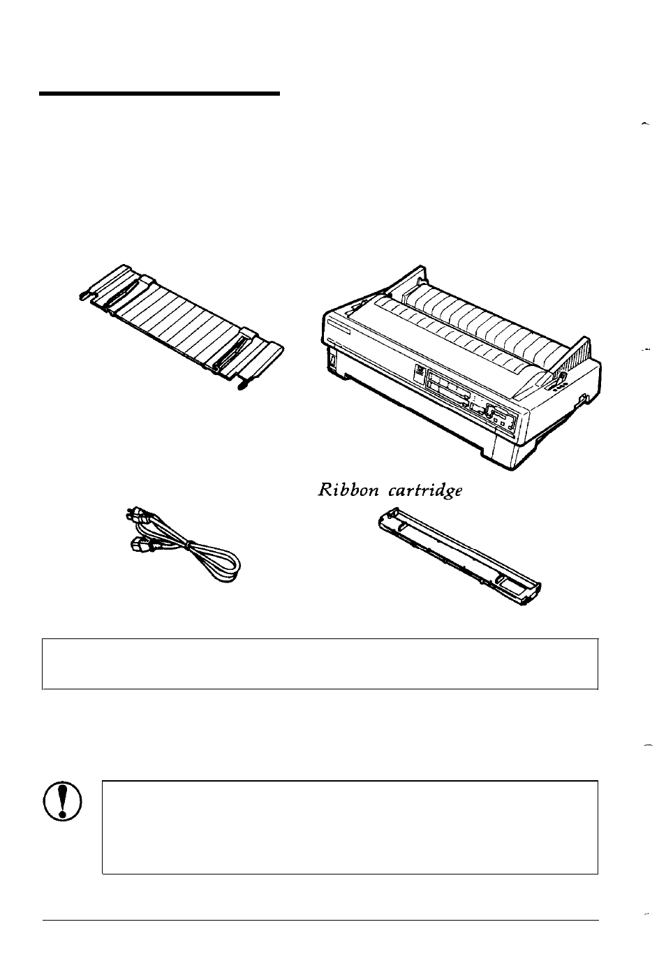 Unpacking the printer, Checking the parts | Epson 1170 User Manual | Page 15 / 159
