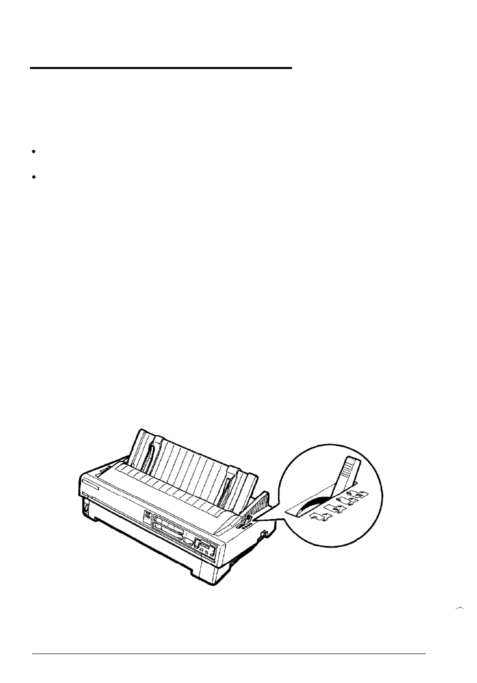 Selecting a paper feeding method, Setting the paper-release lever | Epson 1170 User Manual | Page 30 / 159