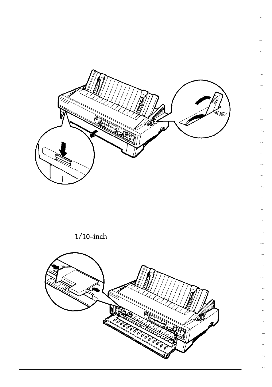 Loading single sheets from the front | Epson 1170 User Manual | Page 34 / 159