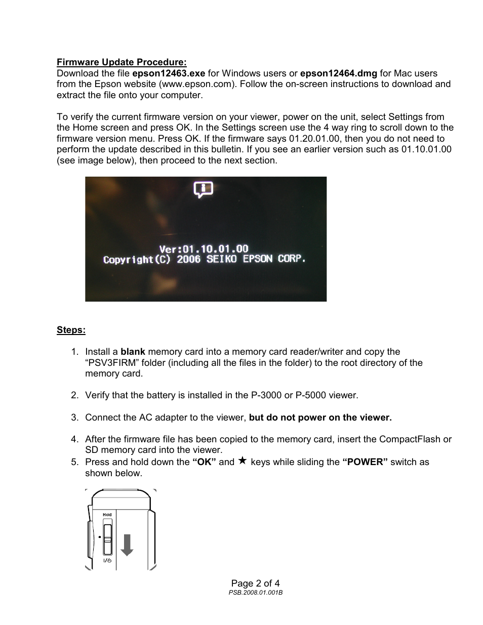 Epson WALITA RI4409 User Manual | Page 8 / 13