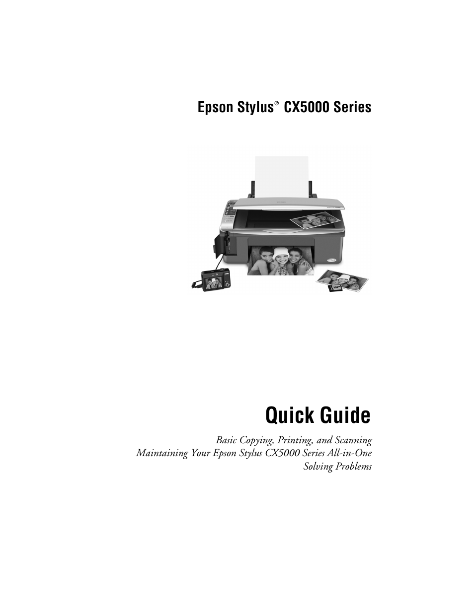 Epson CX5000 User Manual | 56 pages