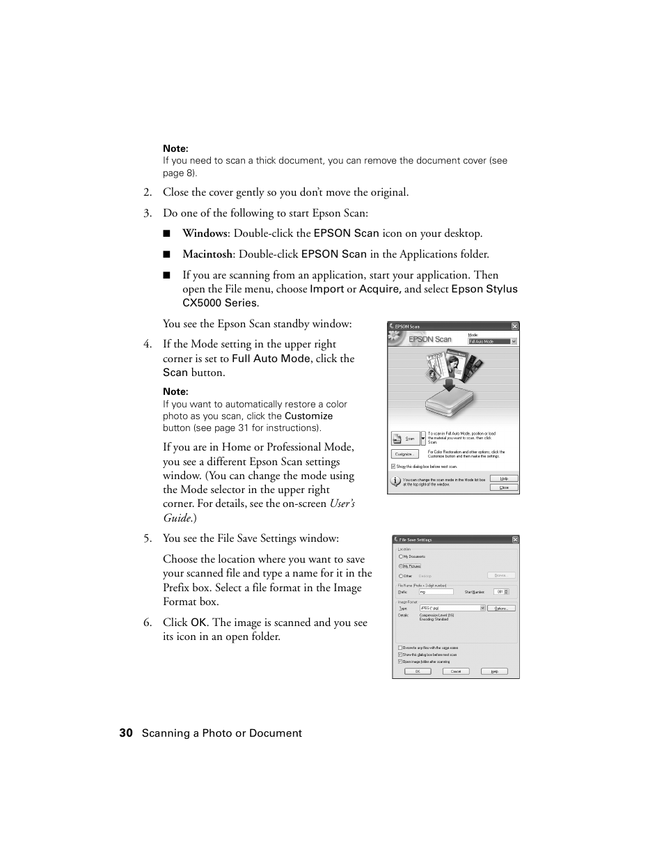 Epson CX5000 User Manual | Page 30 / 56