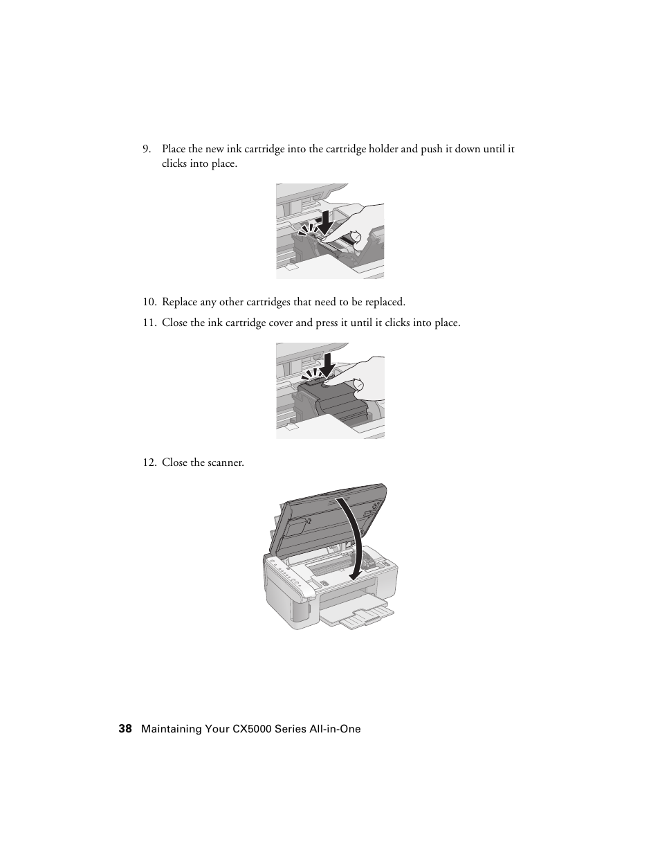 Epson CX5000 User Manual | Page 38 / 56